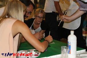 Action Painting il team al lavoro