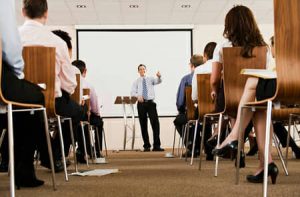 Un tipico esempio di formazione d'aula