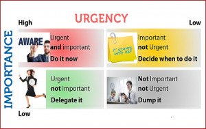 Importance and Urgency Matrix